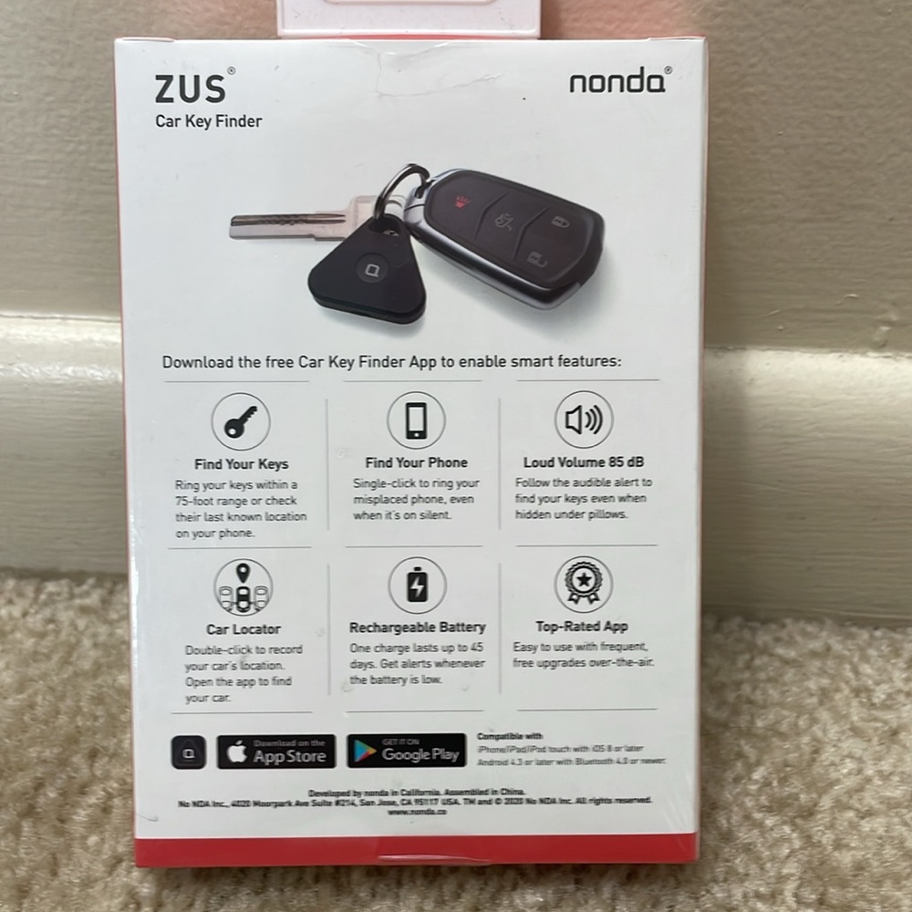 BRAND NEW. Zus car key finder - Picture 2 of 3